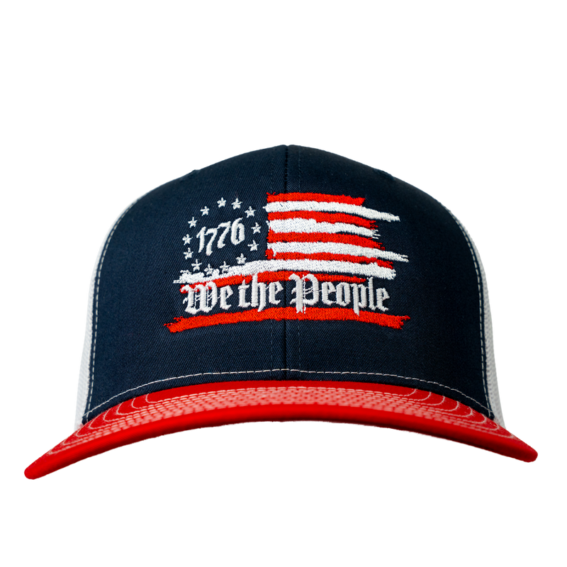 1776 We The People Embroidered Trucker Hat