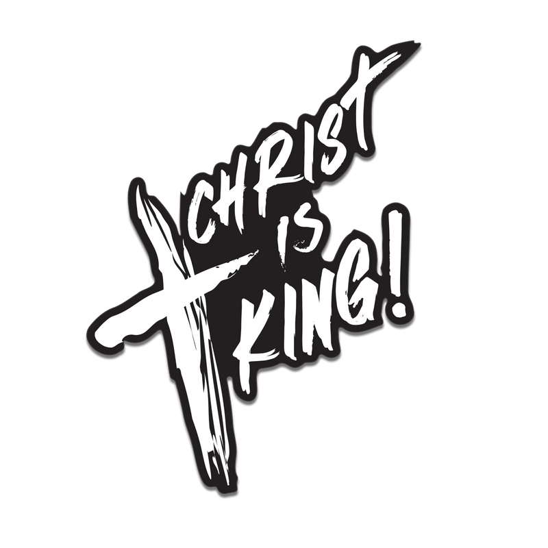 Christ is King Premium Decal