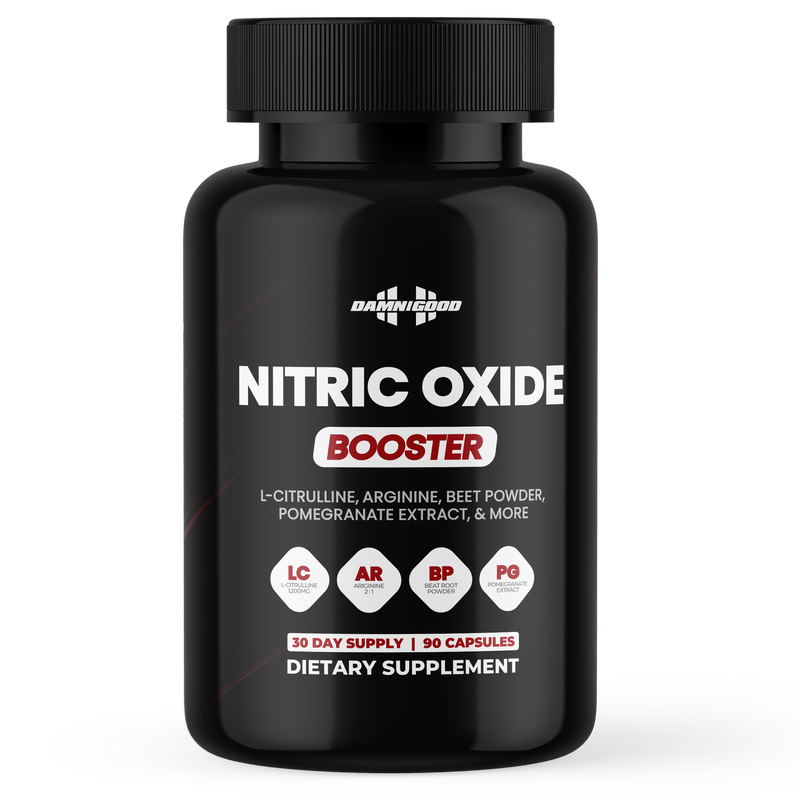 Damn Good™ Nitric Oxide – Full Throttle Blood Flow Booster - 90 Capsules (30 Servings)