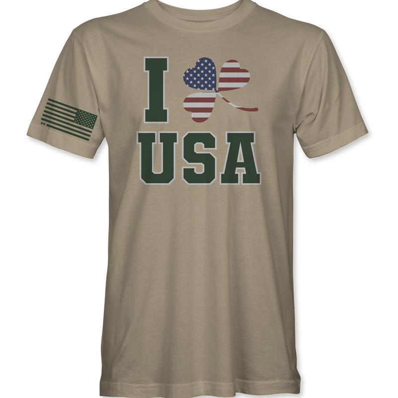 I Heart USA St. Patricks Day T-Shirt