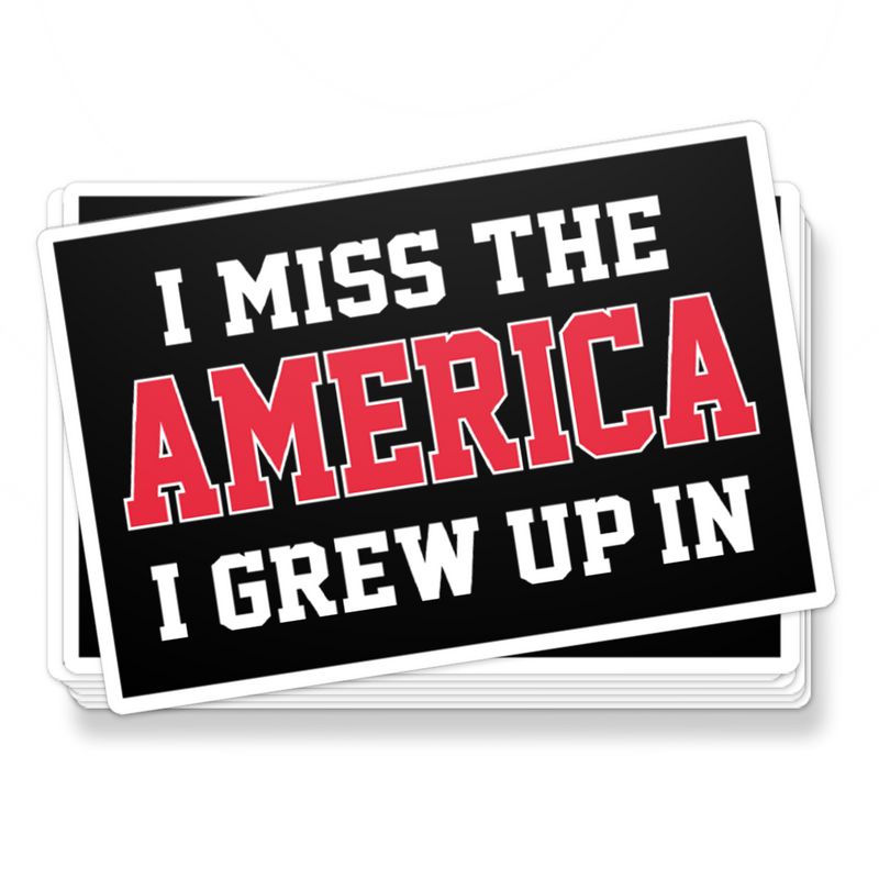 I Miss The America Decal