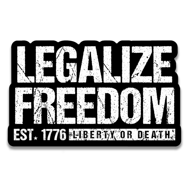 Legalize Freedom Decal