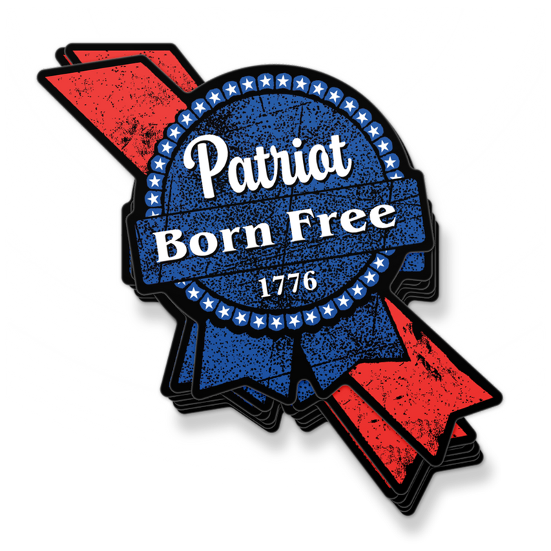 Patriot Born Free Decal