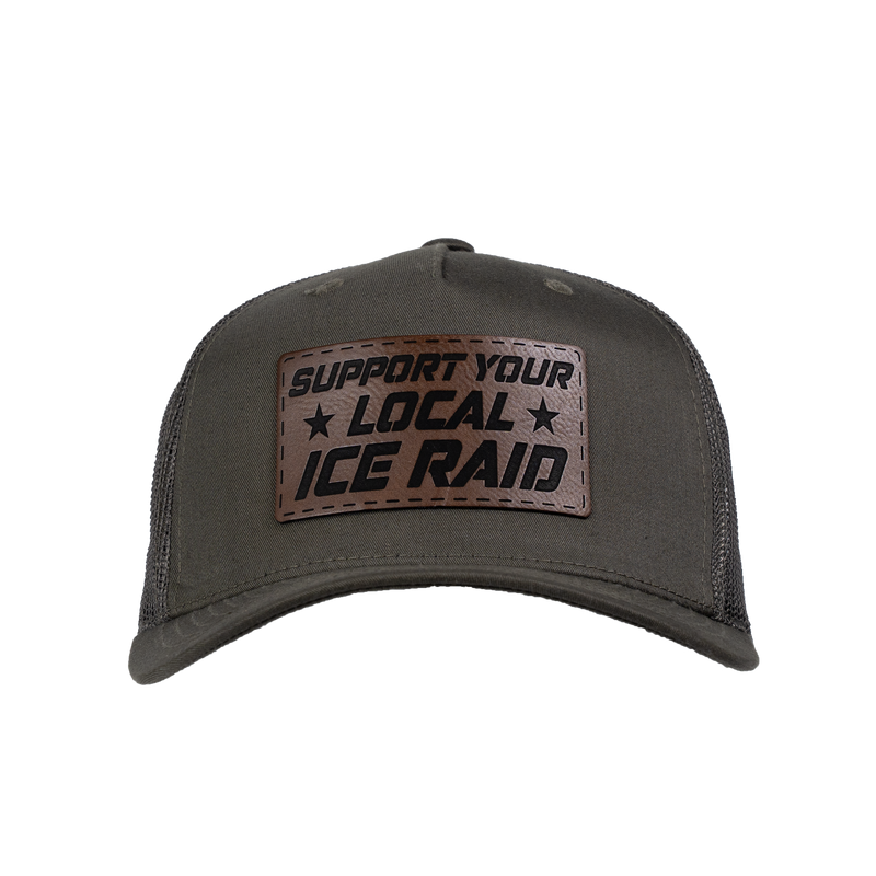 Support Your Local ICE Raid Trucker Hat