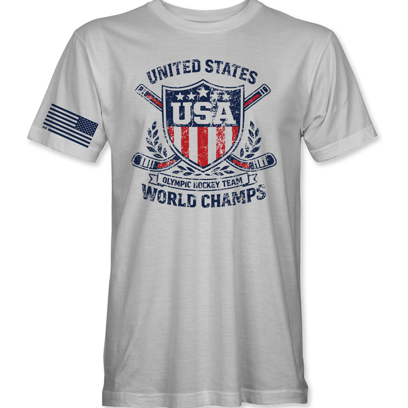 USA World Champs Hockey T-Shirt